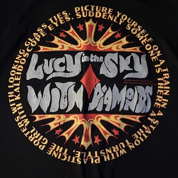 Long sleeve t-shirt “Lucy in the Sky with diamonds”. - Picture 2 of 5